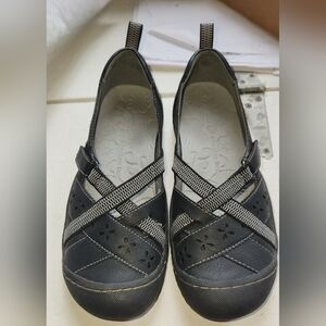 🥳 SO NICE JBU Black Comet Mary Jane Flats 7M